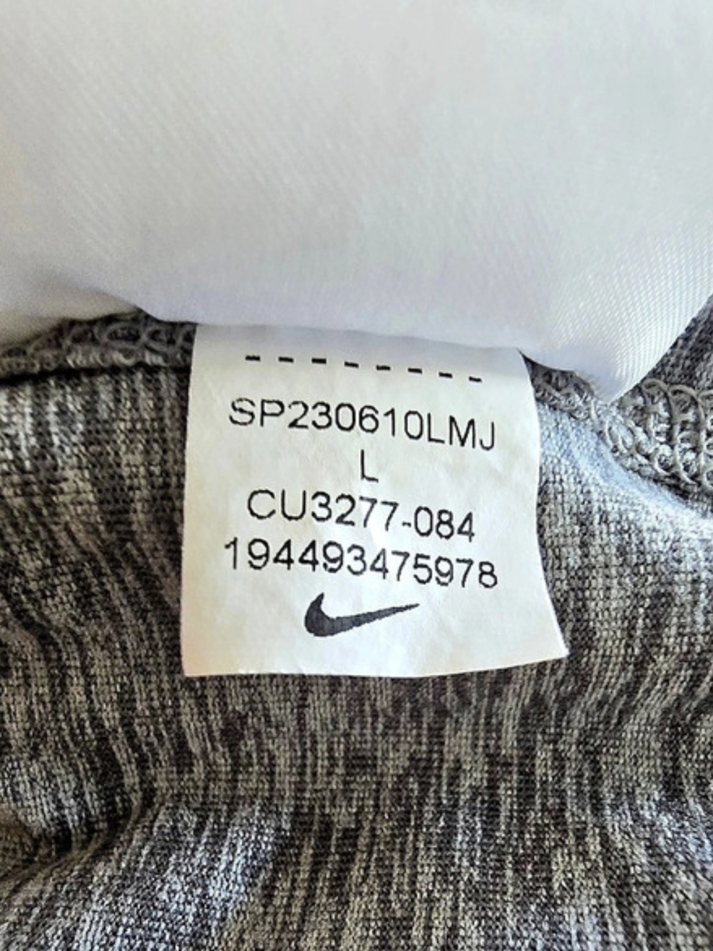 Nike FSU Track & Field Dri-Fit Heather Gray Long Sleeve Shirt L - Picture 7 of 8